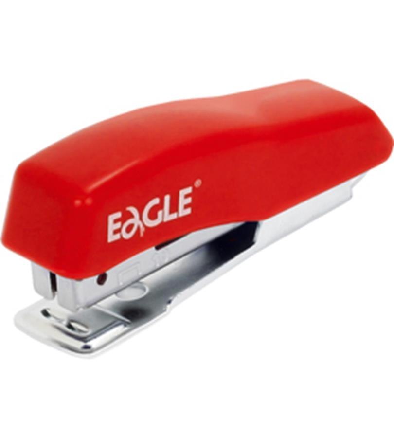 STAPLER EAGLE 1011A RED 8 SHEET STAPLES 10